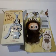 ラブブ　PIN FOR LOVE L ぬいぐるみペンダント　イニシャル