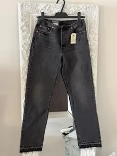 Levi's 501 ブラックデニムパンツ