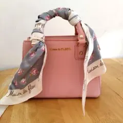 Maison de FLEUR ピンク ショルダーバッグ