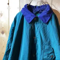 ss4223 KAOTIC デザインポケット ナイロンジャケット グリーン M