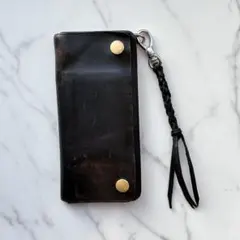 即納② フリンジキーホルダー 本革 レザー