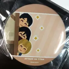 エレン ミカサ アルミン 進撃の巨人 × いらすとや 缶バッジ