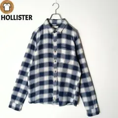 HOLLISTER フランネルシャツ M チェック B262 ホリスター