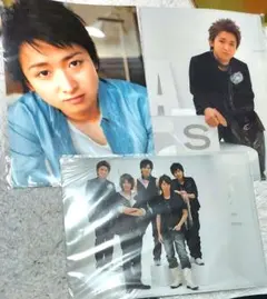 新品未開封嵐大野智初期レアクリアファイルセット