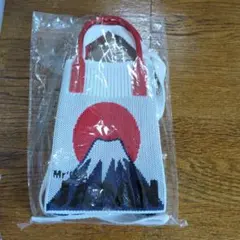 D.KELLY ニット バッグ 富士山 デザイン スマホ ショルダーバッグ