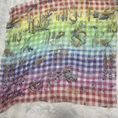 ヴィヴィアン　大判　ギンガムチェックスカーフ