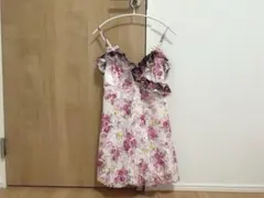 MARS♡希少♡ハッピーローズ♡ブラック総レース♡ハートバラ柄キャミ