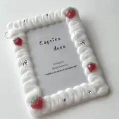 No.79 いちご　ホイップデコ　苺　あか　硬質ケースデコフルーツ　赤