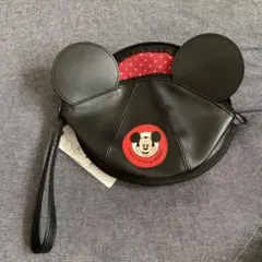 ディズニーリゾート ペンケース ミッキーマウス バッグ ドット　未使用