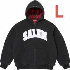 Supreme ブラックパーカー Lサイズ - メルカリ