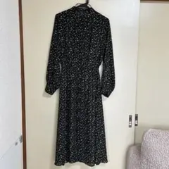 【10月14日まで】LOWRYS FARM 花柄ロングシャツワンピース M
