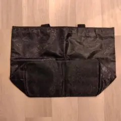 お値下げ【新品未使用】ブラックエコバッグ シンプルデザイン