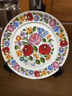 KALOCSA カロチャ柄　ハンガリー 絵皿