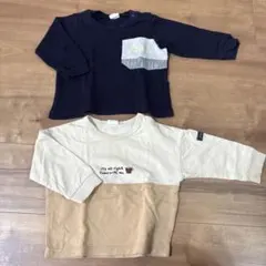 トレーナー2枚セット　80サイズ