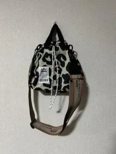 Java 2way ショルダーバッグ トートバッグ レオパード