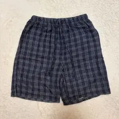 チェック ハーフパンツ