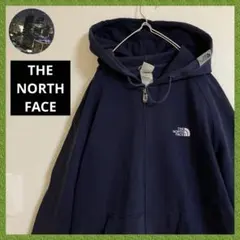 ノースフェイスフードロゴ刺繍ワンポイントロゴラグランパーカースウェットフーディー