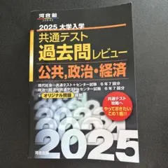 2025 大学入学共通テスト過去問レビュー 公共・政治経済