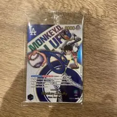 【未開封】ドジャース✖︎ワンピースコラボ　ルフィのトレーディングカード&麦わら帽子 ドジャースタジアムで配られたルフィのトレーディングカード