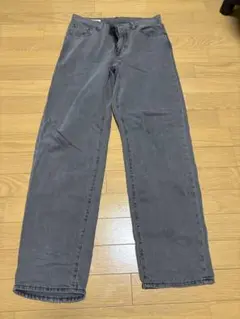 Levi'sLot 568 W28 L30 グレー デニム　ルーズフィット