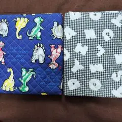 【男の子の小物に】キルティング生地２枚