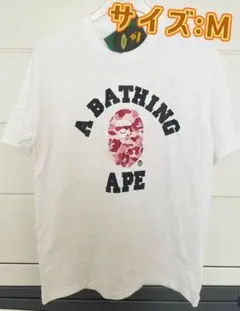 A BATHING APE Tシャツ Mサイズ ホワイト-090