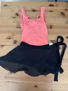 repetto レオタード ピンクオレンジ　8A