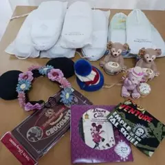 ディズニー❤ハンカチ♡ミラコスタスリッパ♡ダッフィー小物入れ等グッズ詰め合わせ❤