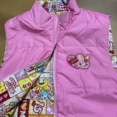 美品★メゾピアノ★　レア　平成レトロ　タンクトップ いちごシェイク　М　150 美品☆メゾピアノ☆ レア 平成レトロ タンクトップ いちご