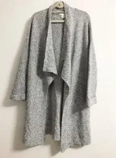 H&Mロングニットカーディガン