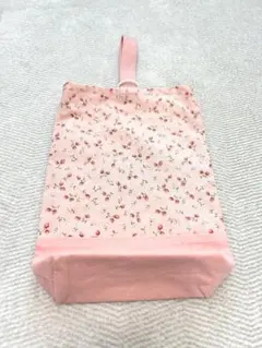 【ハンドメイド】小花柄＊入園,シューズケース,