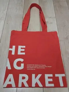 THE BAG MARKET トートバッグ レッド