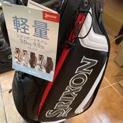ＳＲＩＸＯＮ スリクソン ゴルフ キャディバッグ【黒×白】中古！ SRIXON スリクソン ゴルフ キャディバッグ【黒×白】中古