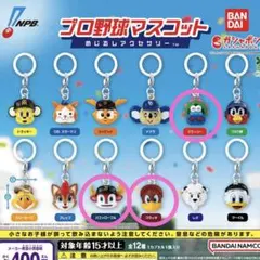 プロ野球マスコット めじるしアクセサリー