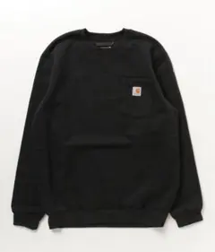 Carhartt 黒 クルーネック スウェット トレーナー