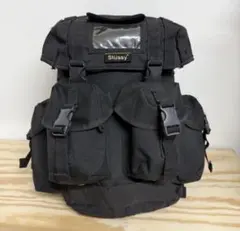 オールドステューシー　ナイロンリュック　黒　　90年代　レア old stussy ステューシー リュック バックパック - メルカリ