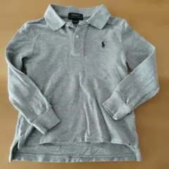 POLO RALPH LAUREN グレー 長袖ポロシャツ 3T