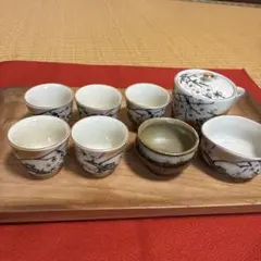 昭和レトロ⭐九谷焼⭐湯呑⭐湯呑み⭐色絵金彩湯呑み⭐茶器⭐菊詰柄