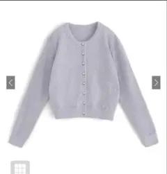 ラメフェザーニットカーディガン[kz443]