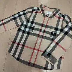 90　BURBERRY　バーバリー　チェック　シャツ　ノバチェック　2Y 92