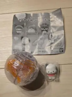 サンリオ　カプセルステッキ2 ふわふわフロッキードール2 ポチャッコ