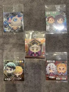 鬼滅の刃 ちびキャラステッカー 5個セット