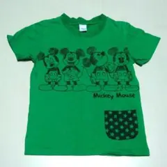 【Disney】ミッキーマウス Tシャツ 120