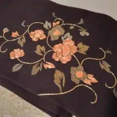 花柄・葉柄刺繍 袋帯