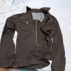MICHEL KLEIN ミリタリージャケット サイズ46 オリーブグリーン