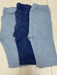 ユニクロ デニムレギンス 7部丈 90cm