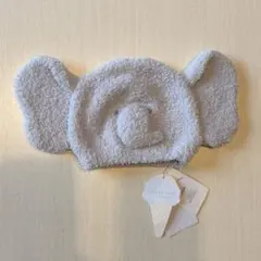 【新品未使用】GELATO PIQUE 象の耳付きベビー帽子 ブルー