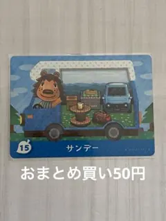 15 サンデー あつ森 amiiboカード あつまれどうぶつの森