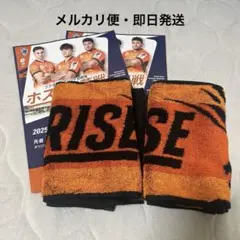 クボタスピアーズ マフラータオル2枚＋マッチデープログラム　開幕戦限定新品未使用