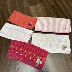 レディース　タオル　ハンカチ5枚セット